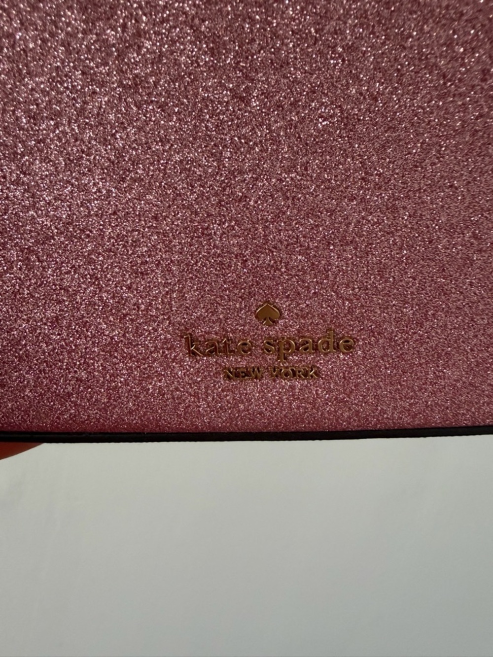 Kate Spade Pink Glitter Gold Chain Small Bag - Picture 5 of 6